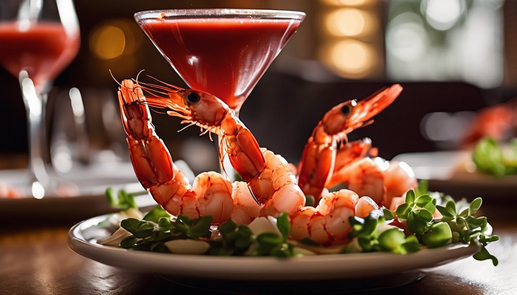 iconic shrimp cocktail dish
