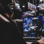 Gaming desktop PC with RGB lighting and high-performance components
