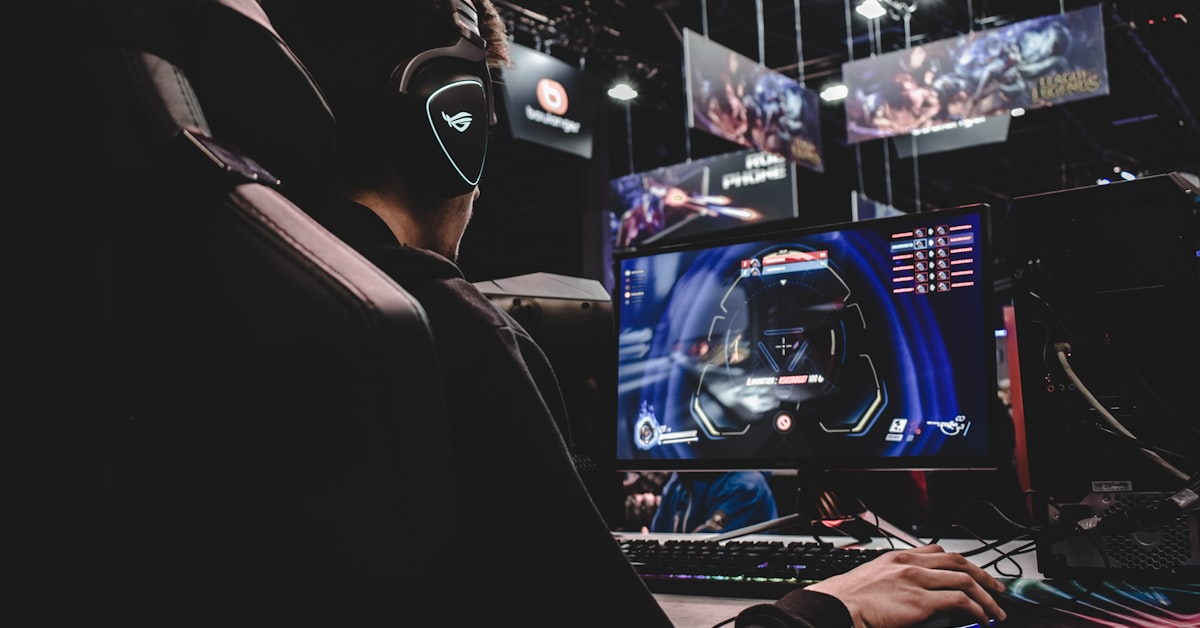 Gaming desktop PC with RGB lighting and high-performance components