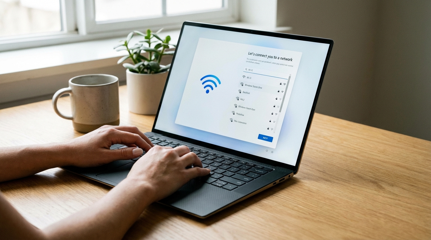 Install Windows 11 without Microsoft account setup screen