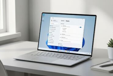 Windows 11 debloater guide showing a clean debloated desktop