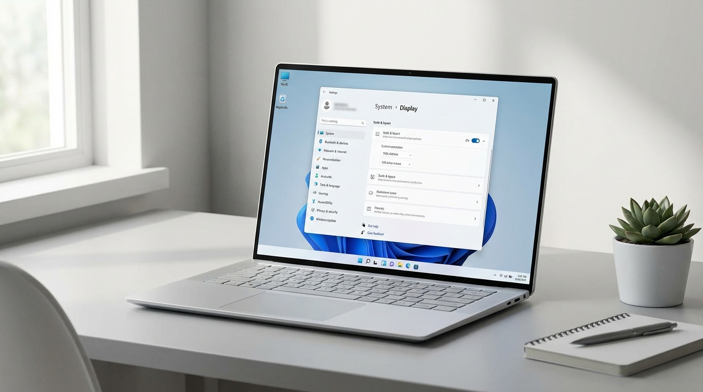 Windows 11 debloater guide showing a clean debloated desktop