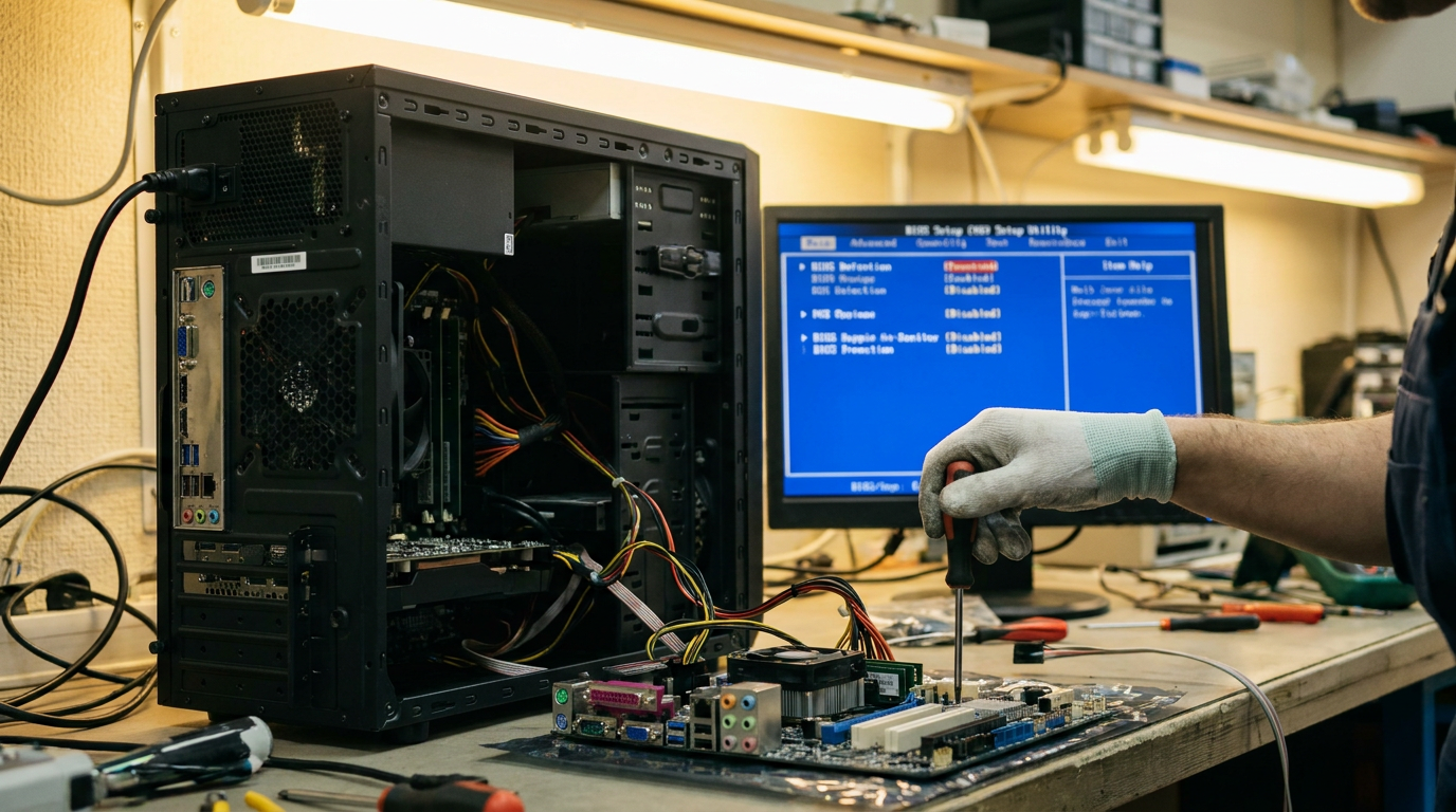pc stuck on bios screen - How to Fix a PC Stuck on the BIOS Boot Screen